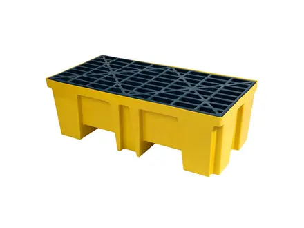 Brady SPC SC-DP2 collection bin 1320x660x430 mm 260 liters yellow