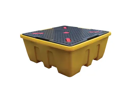 Brady IBC-SY collection bin IBC single 1680x1680x700 mm 1180 liters yellow