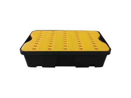 Brady SPTY-20-YL-BK collection bin 600x400x155 mm 20 liters black