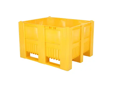 Caisse-palette CB3, 3 patins, 1200 x 1000 x 740 mm, 610 litres