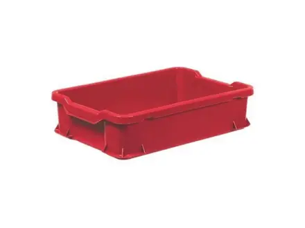 Stacking container Unibox 600x400x145 mm 24 l red
