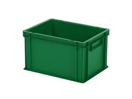 Stacking container Euronorm 400x300x236 mm 21.5 l green