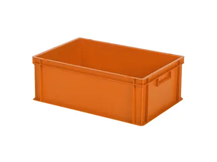 Stapelbak Euronorm 600x400x220 mm 43 liter oranje
