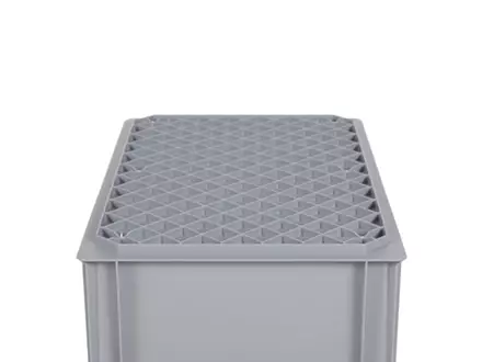 Stacking container Euronorm 600x400x320 mm 64 liters red