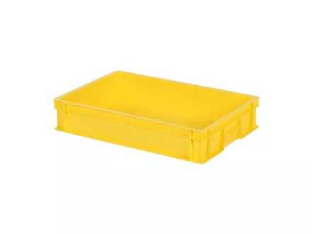 Stapelbak Euronorm 600x400x120 mm 23,2 geel