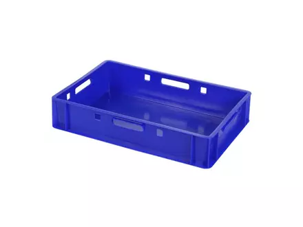 Stacking container E1 600x400x120 mm 20 l blue