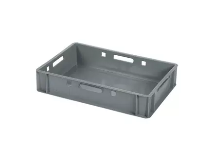 Stacking container E1 600x400x120 mm 20 l grey