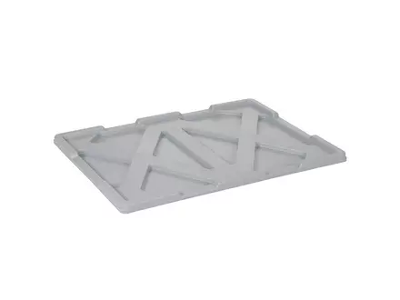 Couvercle à emboîter pour conteneur empilable Euronorm 800x600 mm