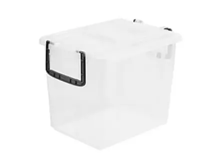 Feeding tank 2 handles PP 280x380x296 mm 20 liters transparent