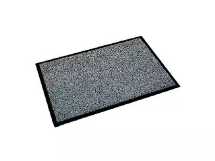 Tapis désinfectant en PVC noir Spaghetti