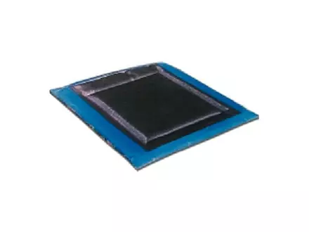 Tapis de désinfection à griffes 60x90 cm noir/bleu