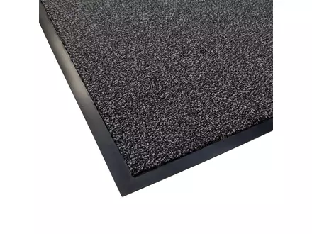 Tapis de désinfection en fibres textiles noir