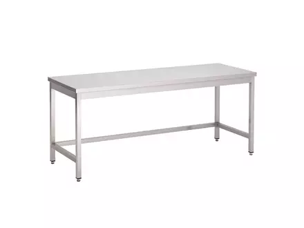 table de travail en acier inoxydable