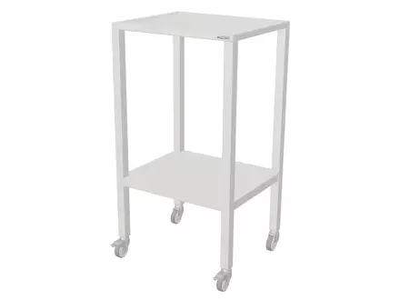Pupitre en acier inoxydable sur roulettes pivotantes 599 x 495 x 1100 mm