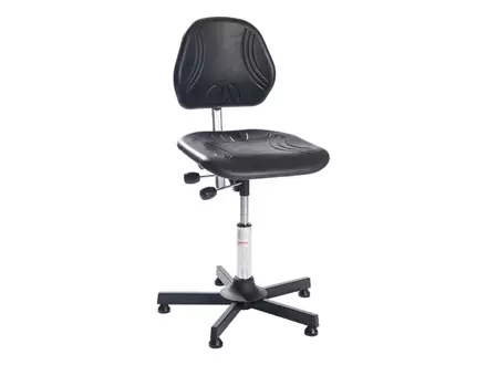 Work Chair Comfort Low PU Foam Black