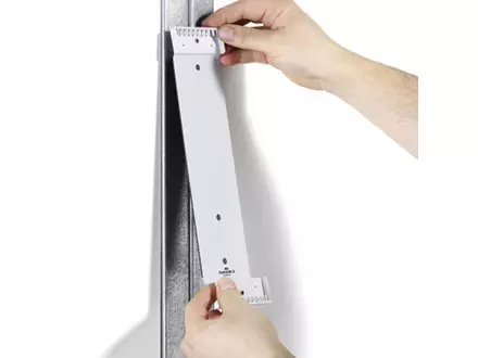 Porte-documents A4, 10 pochettes magnétiques noires