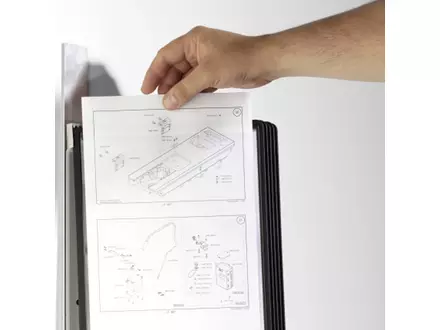 Porte-documents A4, pochettes magnétiques (5 pièces)