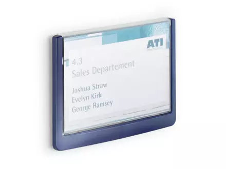 Durable door sign Click Sign 149 x 105.5 mm blue