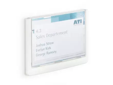 Durable deurbord Click Sign 149 x 105,5 mm wit