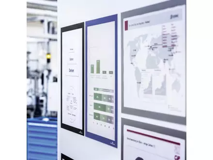 A5-documenthouder magnetisch Duraframe Magnetic zwart
