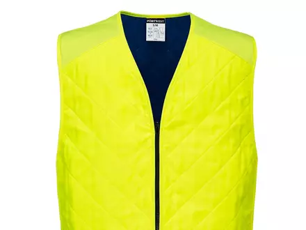 Portwest CV09 cooling vest sleeveless fluorescent yellow size S/M