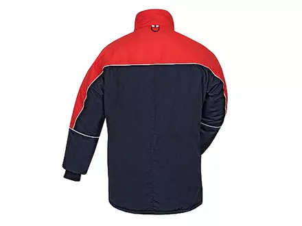 Diepvriesjas man Tempex Comfort marineblauw/rood maat 62/64