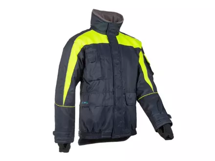 Sioen Nibas 3338A2PM1 freezer jacket fluorescent yellow/navy blue size XL