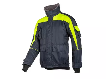 Veste isotherme Sioen Nibas 3338A2PM1 jaune fluo/bleu marine