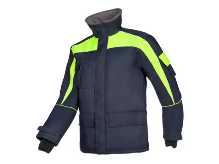 Veste isotherme Sioen Talau 3438A2PM1 jaune fluo/bleu marine