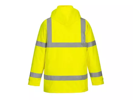 Veste de signalisation haute visibilité Portwest S460 avec capuche, jaune fluo, taille 5XL