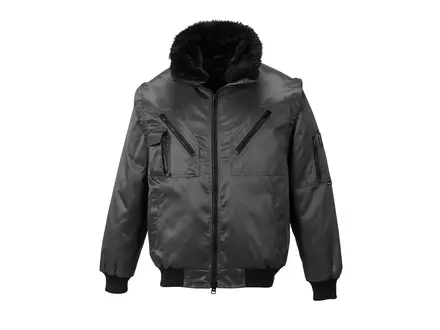 Portwest PJ10 pilot jack zwart maat 4XL
