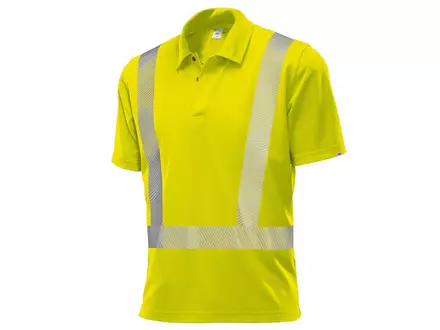 Polo haute visibilité jaune fluorescent BP 2132-260-86, taille L