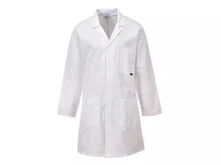 Long lab coat Portwest C852 white size 4XL