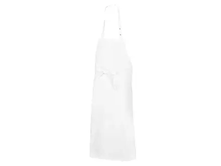 Tablier de cuisine long BP 1900-400-21 en coton/polyester blanc