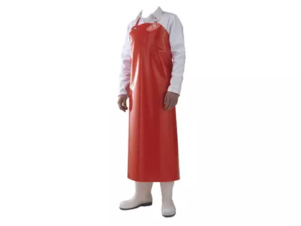 Manulatex Delta schort PU 300 mu 90x145 cm rood