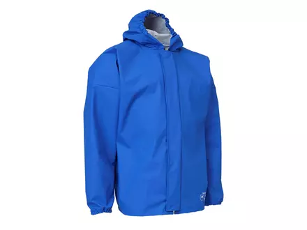 Elka Pro Jacket hooded spray jacket nylon PU cornflower blue size M