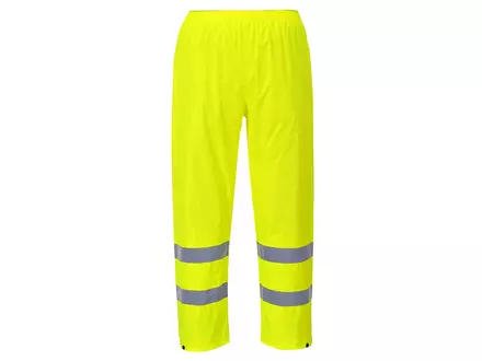 Portwest H441 Hi-Vis fluorescent yellow rain trousers size 2XL