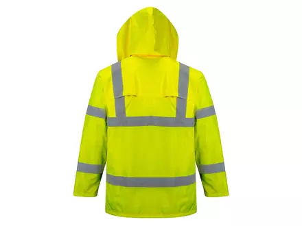 Veste imperméable à capuche Portwest H440 haute visibilité orange fluo, taille XS