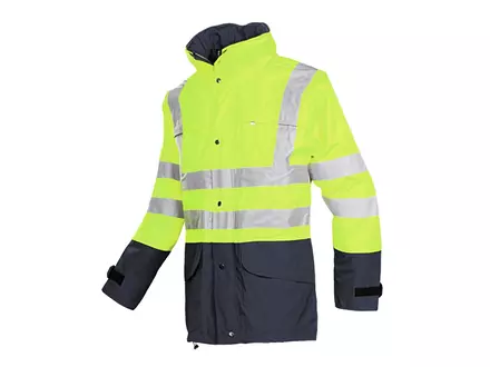 Sioen Brighton 132ZA2EJ4 high-visibility raincoat Hi-Vis
