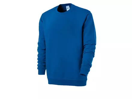 Sweatshirt unisex BP 1623 193 13 koningsblauw maat XS