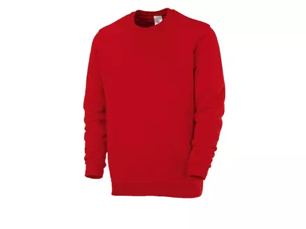 Sweatshirt unisex BP 1623 193 81 rood maat 2XL