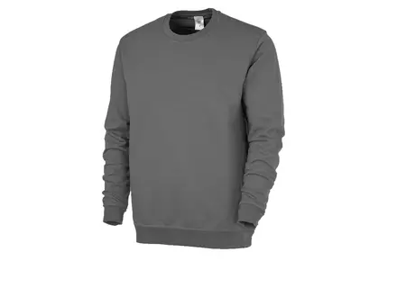 Sweatshirt unisex BP 1623 193 53 donkergrijs maat L