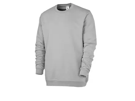 Sweatshirt unisex BP 1623 193 51 lichtgrijs maat M