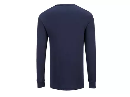 T-shirt thermique Portwest B123 à manches longues, bleu marine, taille L