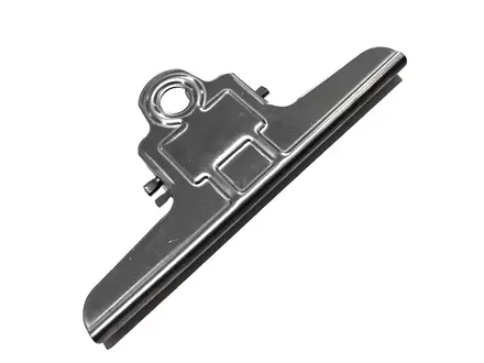 Detectamet stainless steel paper clamp Bulldog 145 mm