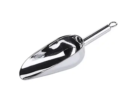 Hand scoop with hanging loop Stainless steel 18/10 14x7.5 cm 200 ml