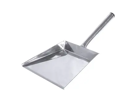Pelle à frites en acier inoxydable non perforé 215 x 175 mm