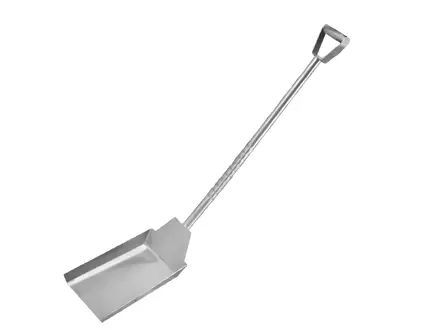 Pelle en acier inoxydable avec poignée en D 1190 mm