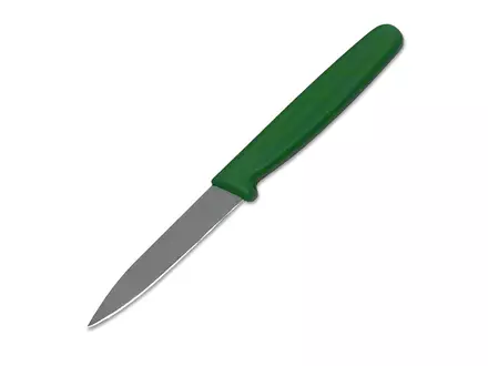 Couteau à peler détectable 7 cm vert