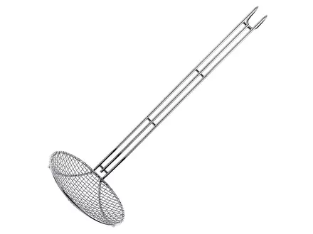 Frituurschep RVS 18/10 ø20 cm steellengte 43 cm